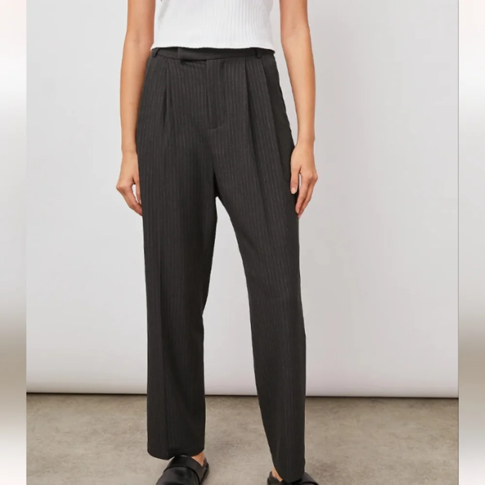 Rails Gray Pinstripe Tay Pant